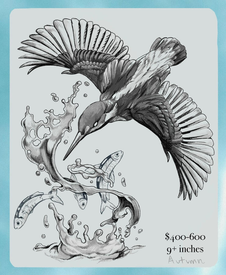 Kingfisher Splash $400+